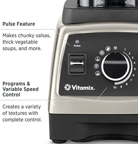 Vitamix Pro 750 Heritage Series, Professional-Grade, 64 oz. Low-Profile Container Bundle with The Vitamix Cookbook - 250 Delicious Whole Food Recipes (Pearl Gray) - Image 6