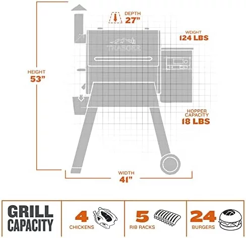 Traeger Grills Pro Series 575 Wood Pellet Grill and Smoker with Wifi, App-Enabled, Black, Large - Image 6