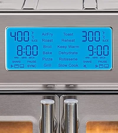 Emeril Lagasse Everyday French Door 360 Air Fryer, 25-QT Capacity, Dual Temperture Zone cooks 2 different ways, Stainless Steel - Image 8