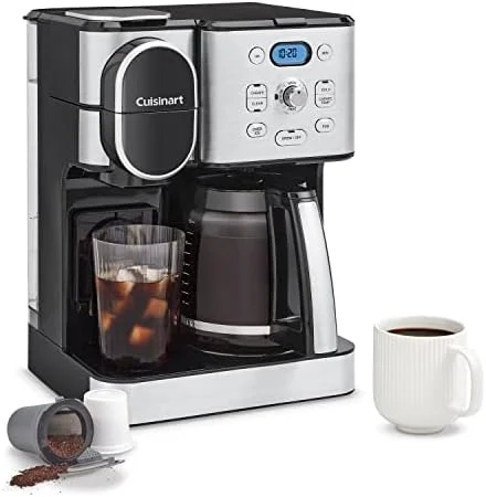 Cuisinart Coffee Maker, 12-Cup Glass Carafe, Automatic Hot & Iced Coffee Maker, Single Server Brewer, Stainless Steel, SS-16 - Image 2