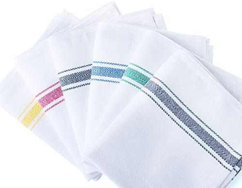Simpli-Magic 79165 Kitchen Towels, Pack of 15, Towels, 15" x 26", Herringbone Multi-Color - Image 3