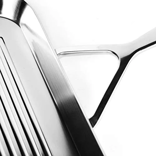 Demeyere 5-Plus 11-inch Stainless Steel Grill Pan - Image 3