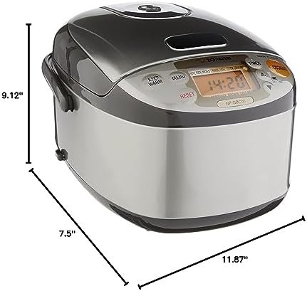 Zojirushi NP-GBC05XT Induction Heating System Rice Cooker and Warmer, 0.54 L, Stainless Dark Brown - Image 5