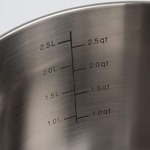 Viking Culinary Contemporary 3-Ply Stainless Steel Soup Pot, 3.4 Quart, Includes Glass Lid, Dishwasher, Oven Safe, Works on All Cooktops including Induction - Image 7