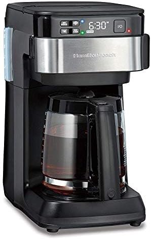 Hamilton Beach Works with Alexa Smart Coffee Maker, Programmable, 12 Cup Capacity, Black and Stainless Steel (49350) – A Certified for Humans Device - Image 2