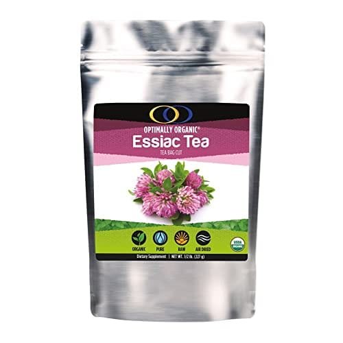 Optimally Organic ESSIAC Tea - Tea Bag Cut - 8 Herb Prized Rene Caisse Recipe! - USDA Certified Organic - Burdock Root - Sheep Sorrel - Blessed Thistle - Kelp - Watercress - Red Clover - Slippery Elm - Turkey Rhubarb Root - Image 2
