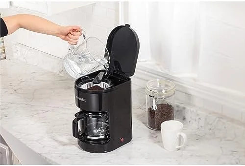 Proctor Silex Coffee Maker, Works with Smart Plugs That are Compatible with Alexa, Auto Pause and Serve, 10-Cup, Black - Image 8
