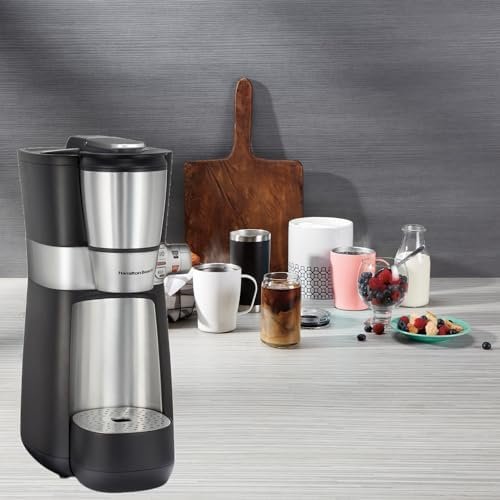 Hamilton Beach Convenient Craft Rapid Cold Brew & Hot Coffee Maker, Single Serve Ground Coffee Brewer, 16 oz. capacity, Black, 42501 - Image 10