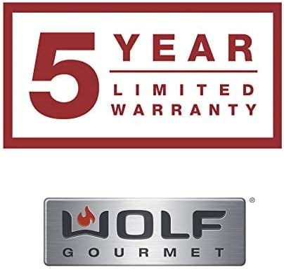 WOLF GOURMET Programmable Coffee Maker System with 10 Cup Thermal Carafe, Built-In Grounds Scale, Removable Reservoir, Red Knob, Stainless Steel (WGCM100S) - Image 7