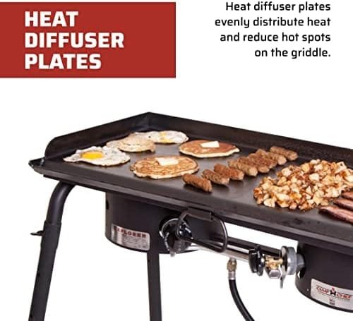 Camp Chef Professional Fry Griddle, Two Burner 14" Cooking Accessory, Cooking Dimensions: 14 in. x 32 in - Image 7