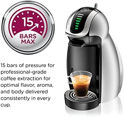 NESCAFÉ Dolce Gusto Coffee Machine, Genio 2, Espresso, Cappuccino and Latte Pod Machine, Silver - Image 4