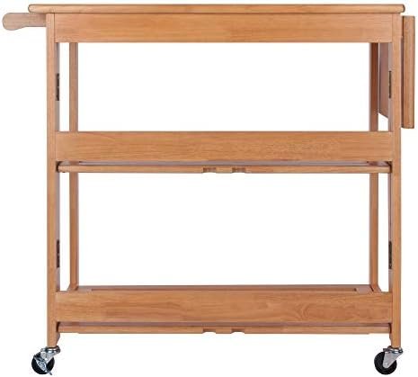 Winsome Radley Kitchen Cart, Light Oak - Image 10