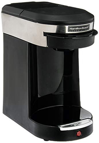 Hamilton Beach Commercial Deluxe Coffeemaker-Black/Stainless Steel Single Hospitality 3-Minute Brew Time, Stainless Steel/Black-1030390, 1 Cup Coffee Pod Brewer - Image 2