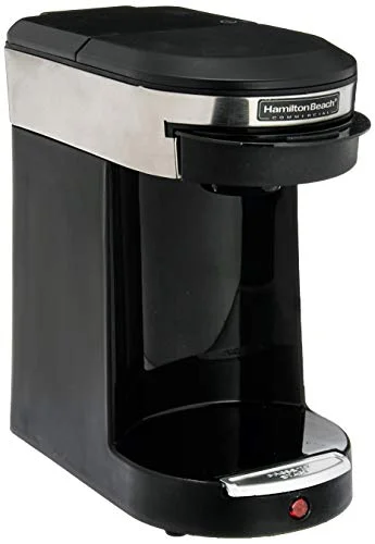 Hamilton Beach Commercial Deluxe Coffeemaker-Black/Stainless Steel Single Hospitality 3-Minute Brew Time, Stainless Steel/Black-1030390, 1 Cup Coffee Pod Brewer - Image 2