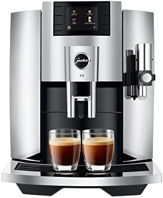 Jura E8 Chrome Automatic Coffee Machine, 64oz - Image 2