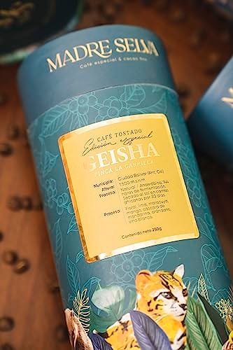 Colombian Specialty Coffee, Geisha, Cafe Madre Selva, 100% arabica Selected Coffee, Whole Beans, Medium Roast, Black Coffee, Gourmet quality, Fresh Coffee, Single Origin, 8.8 Ounce/250g - Image 5