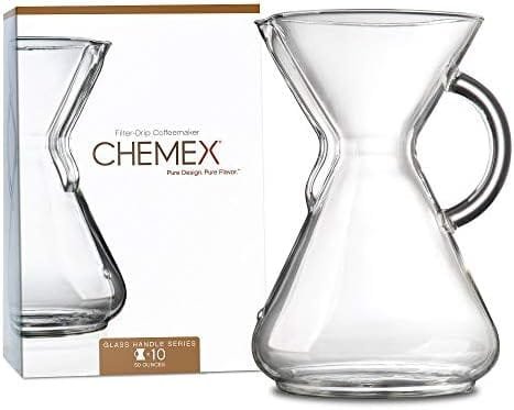Chemex Pour-Over Glass Coffeemaker - Glass Handle Series - 10-Cup - Exclusive Packaging - Image 3