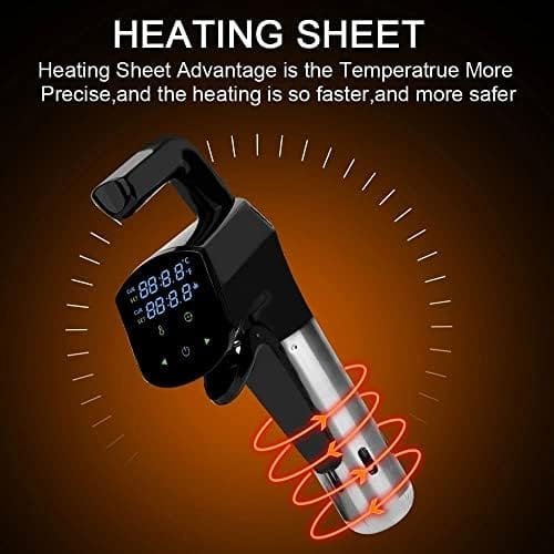 XARONF Sous Vide Cooker Immersion Circulator: Quiet 1800 Watts Precision Cooker with LCD Display IPX7 Waterproof Immersion Cooking Machine - Image 4