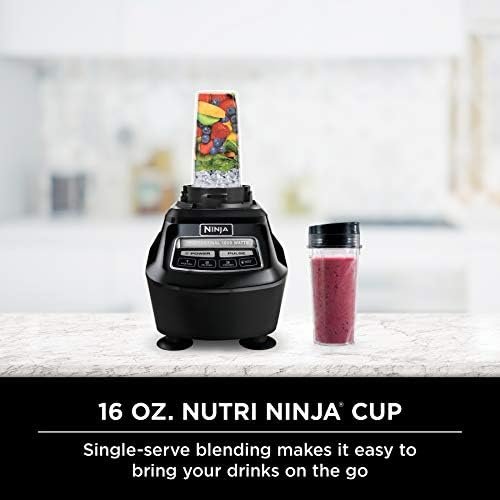 Ninja BL770 Mega Kitchen System, 1500W, 4 Functions for Smoothies, Processing, Dough, Drinks & More, with 72-oz.* Blender Pitcher, 64-oz. Processor Bowl, (2) 16-oz. To-Go Cups & (2) Lids, Black - Image 5