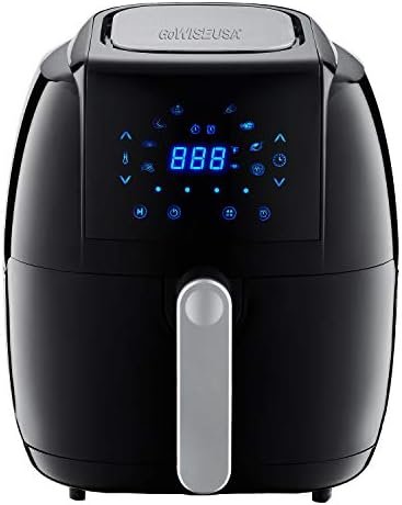 GoWISE USA GW22921-S 8-in-1 Digital Air Fryer with Recipe Book, 5-Qt, Black - Image 3