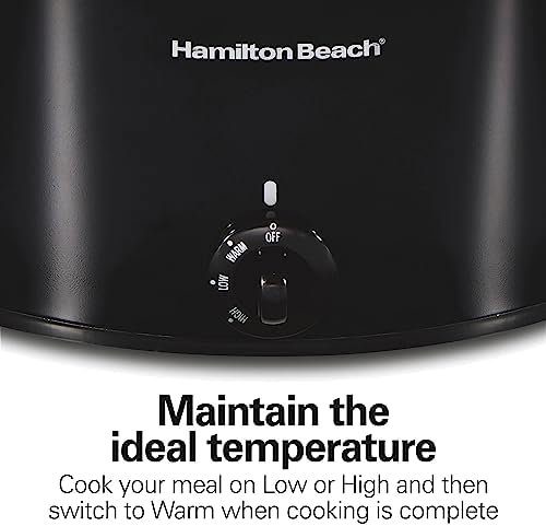 Hamilton Beach Slow Cooker, Extra Large 10 Quart, Stay or Go Portable With Lid Lock, Dishwasher Safe Crock, Black (33195) - Image 5