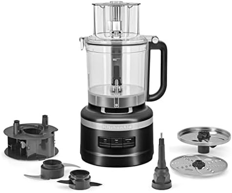 KitchenAid 13-Cup Food Processor, Black Matte - Image 2