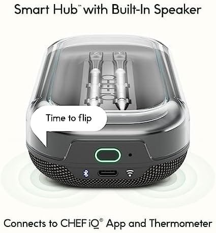 CHEF iQ Smart Wireless Meat Thermometer with 2 Ultra-Thin Probes, Unlimited Range Bluetooth Meat Thermometer, Digital Food Thermometer for Remote Monitoring of BBQ Grill, Oven - Image 4