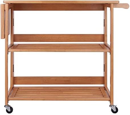 Winsome Radley Kitchen Cart, Light Oak - Image 6