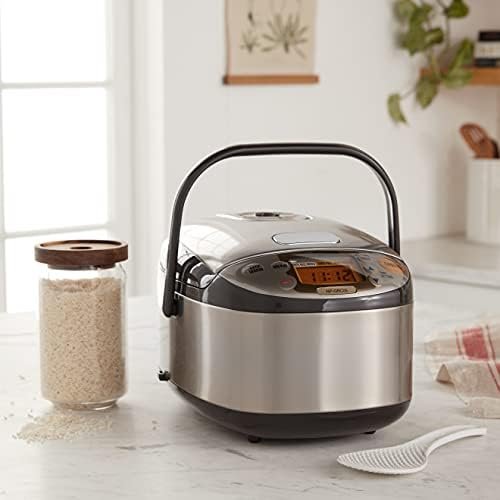 Zojirushi NP-GBC05XT Induction Heating System Rice Cooker and Warmer, 0.54 L, Stainless Dark Brown - Image 6