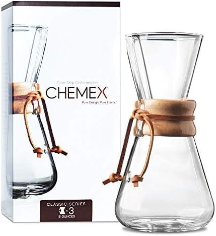 Chemex Pour-Over Glass Coffeemaker - Classic Series - 3-Cup - Exclusive Packaging - Image 3