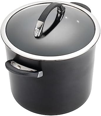 Circulon Symmetry Hard Anodized Nonstick Cookware Pots and Pans Set, 11-Piece, Black - Image 12