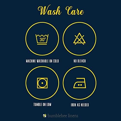 Bumblebee Linens 4 Pack 14" X 22" Linen Flour Sack Towels, Flour Sack Dish Towels, Linen Kitchen Towels, Linen Dish Towels, White Tea Towels, Linen Towels, Linen Tea Towels, Hand Towels for Bathroom - Image 4