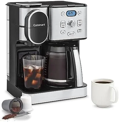 Cuisinart Coffee Maker, 12-Cup Glass Carafe, Automatic Hot & Iced Coffee Maker, Single Server Brewer, Stainless Steel, SS-16 - Image 3