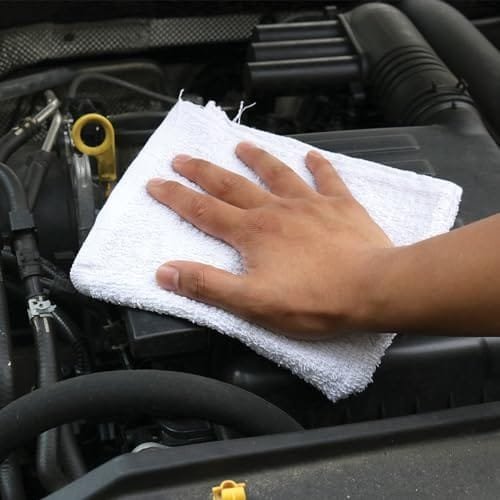 Arkwright TT60 White Terry Mop Towels Bulk - (Pack of 60) Absorbent and Quick Drying Cotton Cleaning Rags for Kitchen, Auto Shops, and Bar, 14 x 17 in, White - Image 6