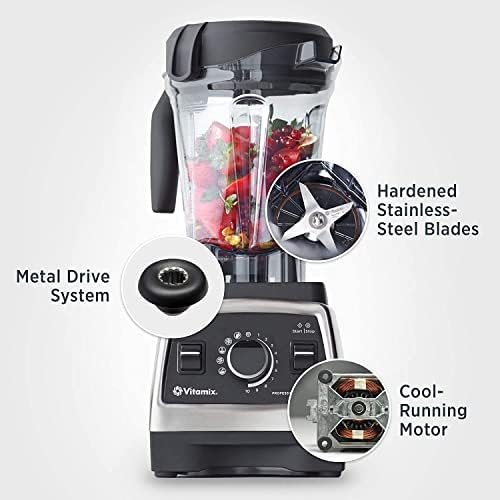 Vitamix Pro 750 Heritage Series, Professional-Grade, 64 oz. Low-Profile Container Bundle with The Vitamix Cookbook - 250 Delicious Whole Food Recipes (Pearl Gray) - Image 5