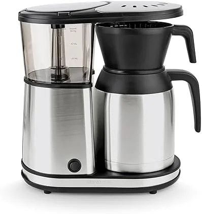 ---Bonavita 8 Cup Coffee Maker, One-Touch Pour Over Brewing with Thermal Carafe, SCA Certified, Stainless Steel (BV1900TS) - Image 2