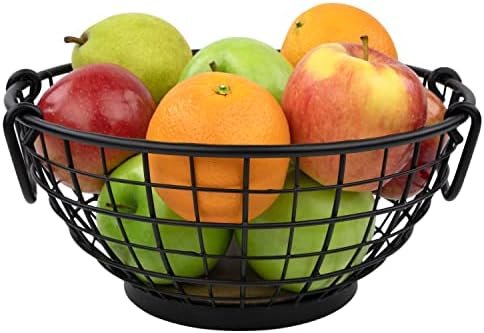 Spectrum Madison Fruit Bowl for Storage and Display of Fruit, Vegetables, Produce on Kitchen Counter, Dining Room Table - Image 3
