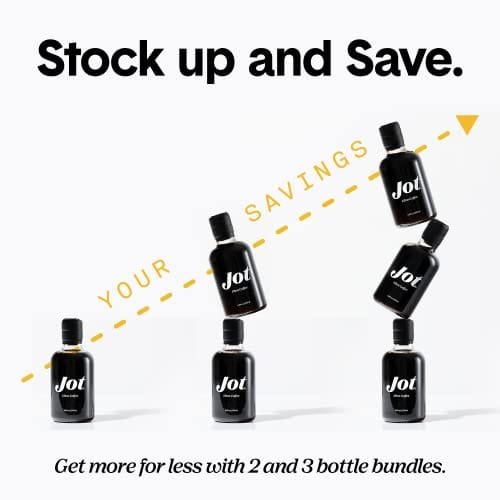 Jot Sampler Trio - Coffee Concentrate. 150 mg of Caffeine. One Tbsp Instantly Creates Iced or Hot Coffee. 14 Servings Per Bottle. 20x Liquid Coffee. - Image 6