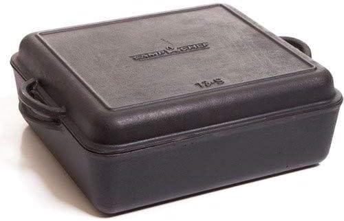 Camp Chef Square Dutch Oven, True Seasoned Finish Cast Iron, 13" Dutch Oven - Image 4