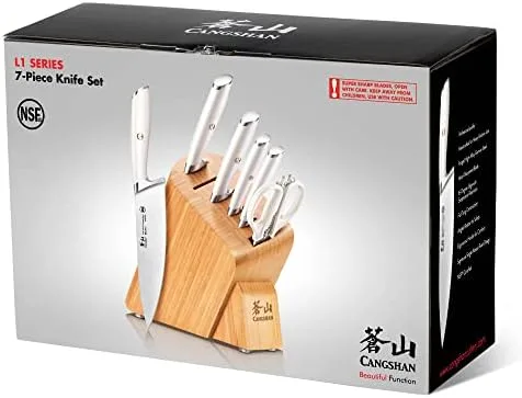 Cangshan L1 Series 1026610 German Steel Forged 7-Piece Knife Block Set - Image 10