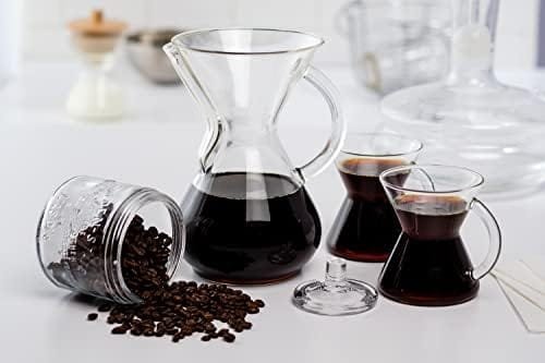 Chemex Pour-Over Glass Coffeemaker - Glass Handle Series - 6-Cup - Exclusive Packaging - Image 8