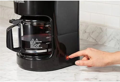 Proctor Silex Coffee Maker, Works with Smart Plugs That are Compatible with Alexa, Auto Pause and Serve, 10-Cup, Black - Image 5