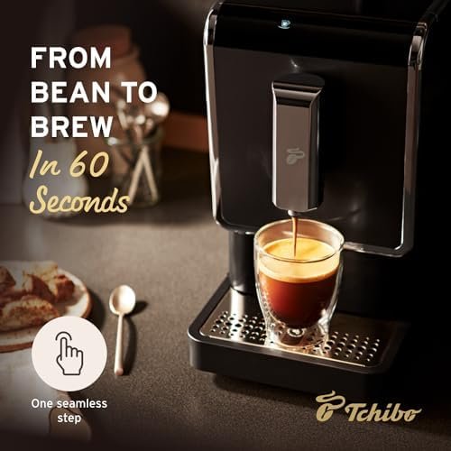 Tchibo Single Serve Coffee Maker - Automatic Espresso Coffee Machine - Built-in Grinder, No Coffee Pods Needed - Image 3
