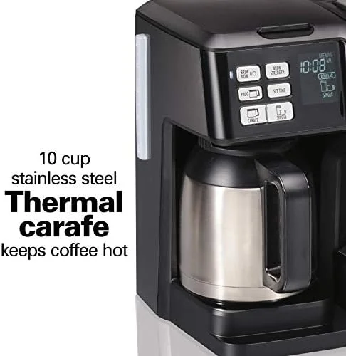 Hamilton Beach FlexBrew Thermal Coffee Maker, Single Serve & Full Pot, Black and Stainless & Variety Pack of Coffee, Tea, and Hot Chocolate - Great Sampler of Coffee, Tea - Huge 50 Pack of Pods - Image 4