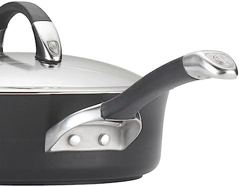 Circulon Symmetry Hard Anodized Nonstick Cookware Pots and Pans Set, 11-Piece, Black - Image 8