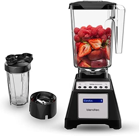 Blendtec Total Classic Original Blender - WildSide+ Jar and Blendtec GO Travel Bottle (34 oz) BUNDLE - Professional-Grade Power - 6 Pre-programmed Cycles - 10-speeds - Black, 90 oz - Image 2