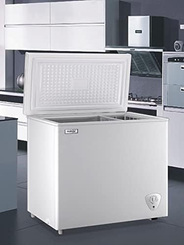 Chest Freezer WANAI 7.0 Cu.Ft Compact Chest Freezer White Deep Freezers Free-Standing Top Door Freezer Removable Basket and Adjustable 7 Thermostat Open Deep Freezer Energy Saving Garage Basement - Image 9