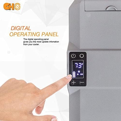 cho POWER SPORTS Portable Freezer Cooler AC/DC Compressor Refrigerator Fridge Trolley Wheels for Truck RV Boat Party Picnic Camping (42 Liter) - Image 3