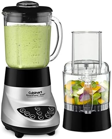 Cuisinart BFP-703BC Smart Power Duet Blender/Food Processor, Brushed Chrome, 3 cup, count of 6 - Image 7