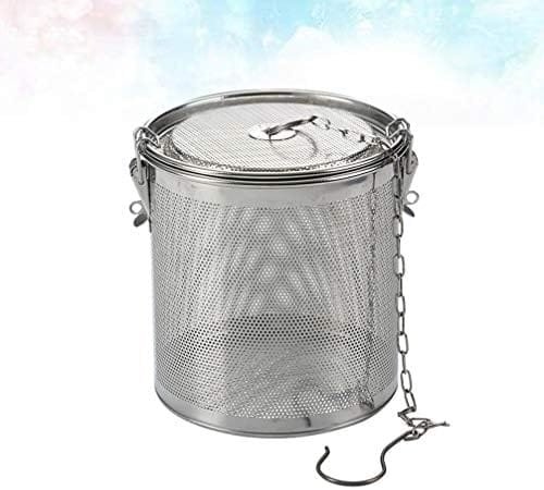 Yardwe Stainless Steel Tea Ball Strainer, Tea infuser with Extended Chain Hook, Fine Mesh Cooking Infuser for Loose Leaf Tea Seasonings (5.5 x 5.9 Inch) - Image 3